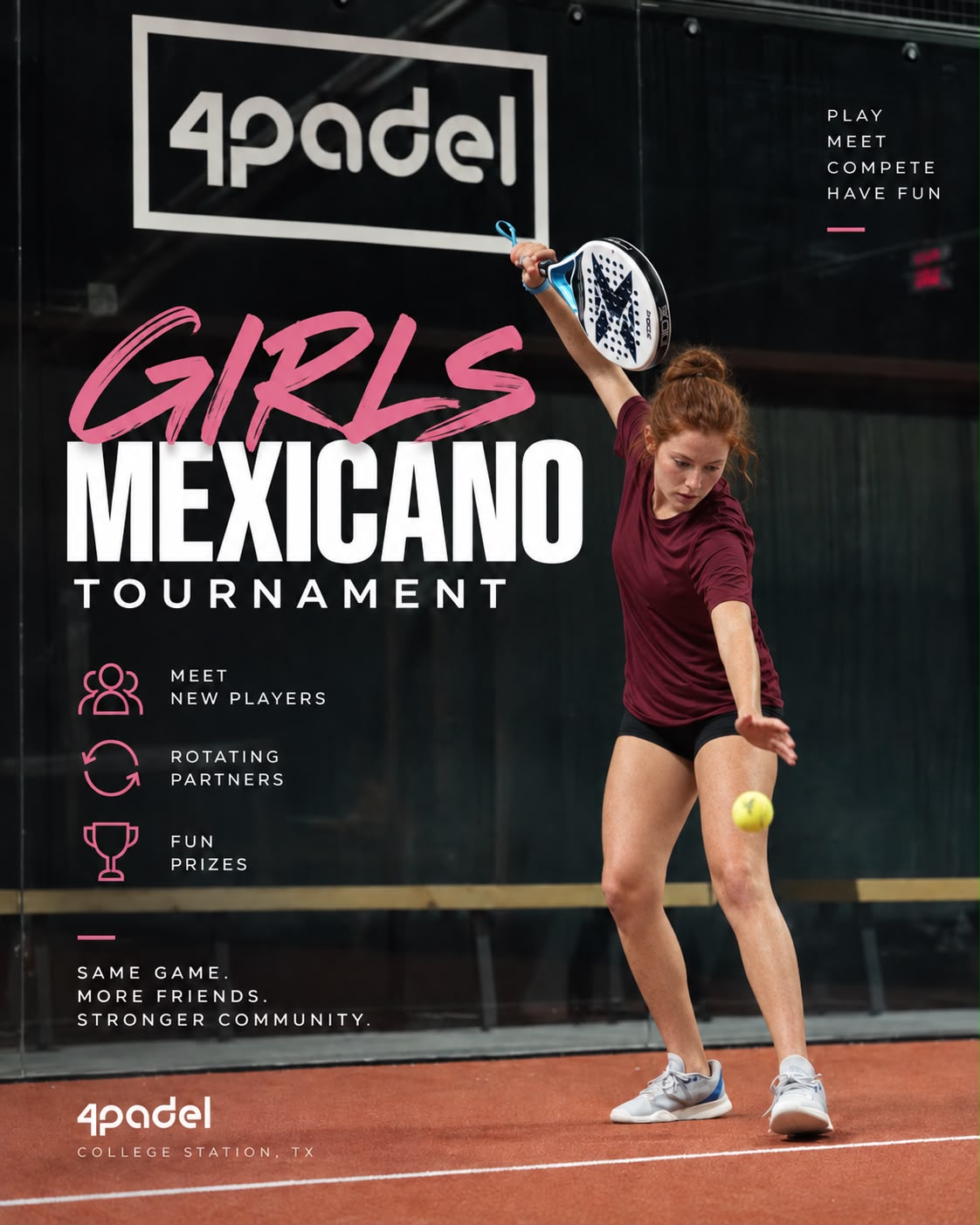 Girls Mexicano tournament at 4PADEL